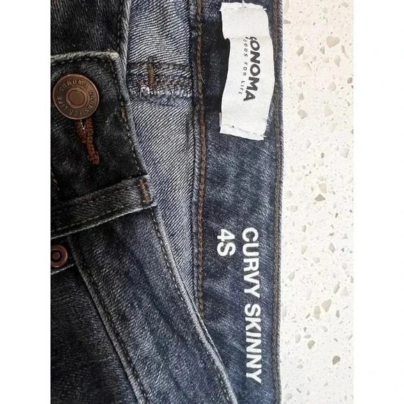 Sonoma curvy skinny size 4 denim - Picture 3 of 4